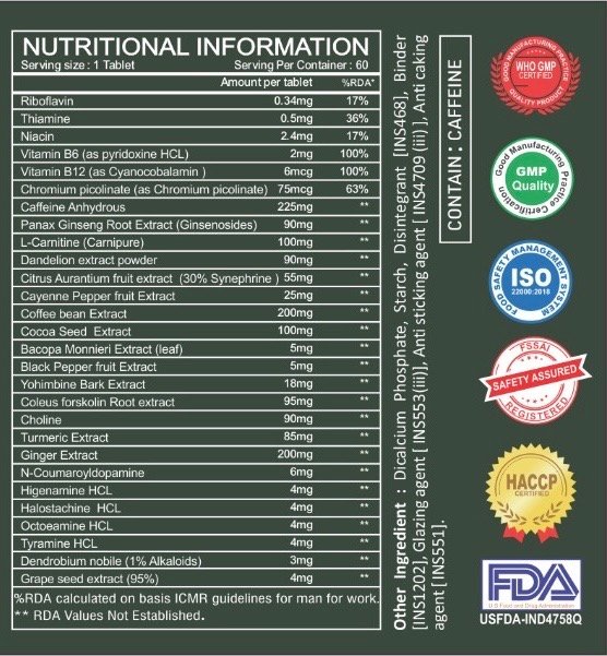 REBORN – L-Carnitine Liquid & Tablets WEIGHT LOSS KIT - Image 3