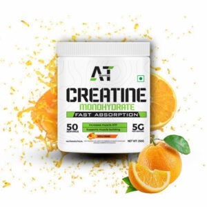 AT Nutrition - Pure Micronised Creatine Monohydrate ( 250g ) Orange